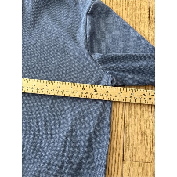 NWT Mens Atlantic Sol Daybreak Blue Coastal 1/4 Zip Pullover Shirt Size Large - Picture 5 of 6